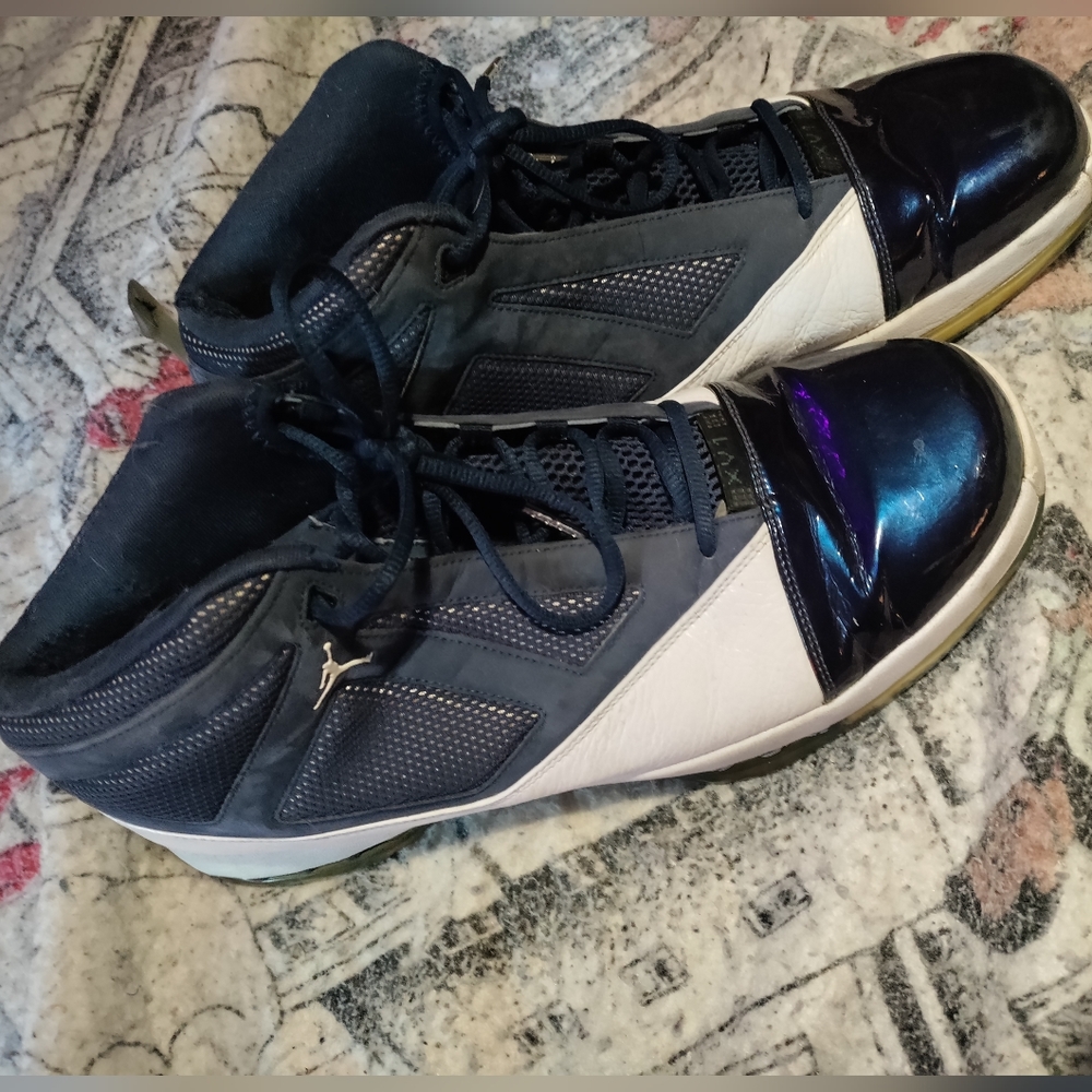 Air Jordan 16 Retro Men's 'Midnight Navy' 2016 Sneaker (no covers) Sz14